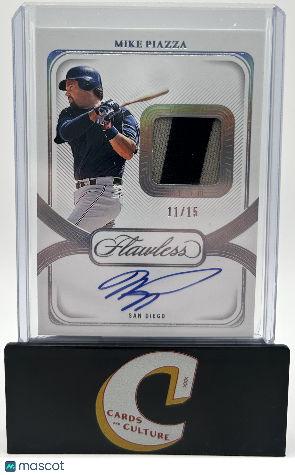2024 Panini Flawless Mike Piazza Patch Auto /15