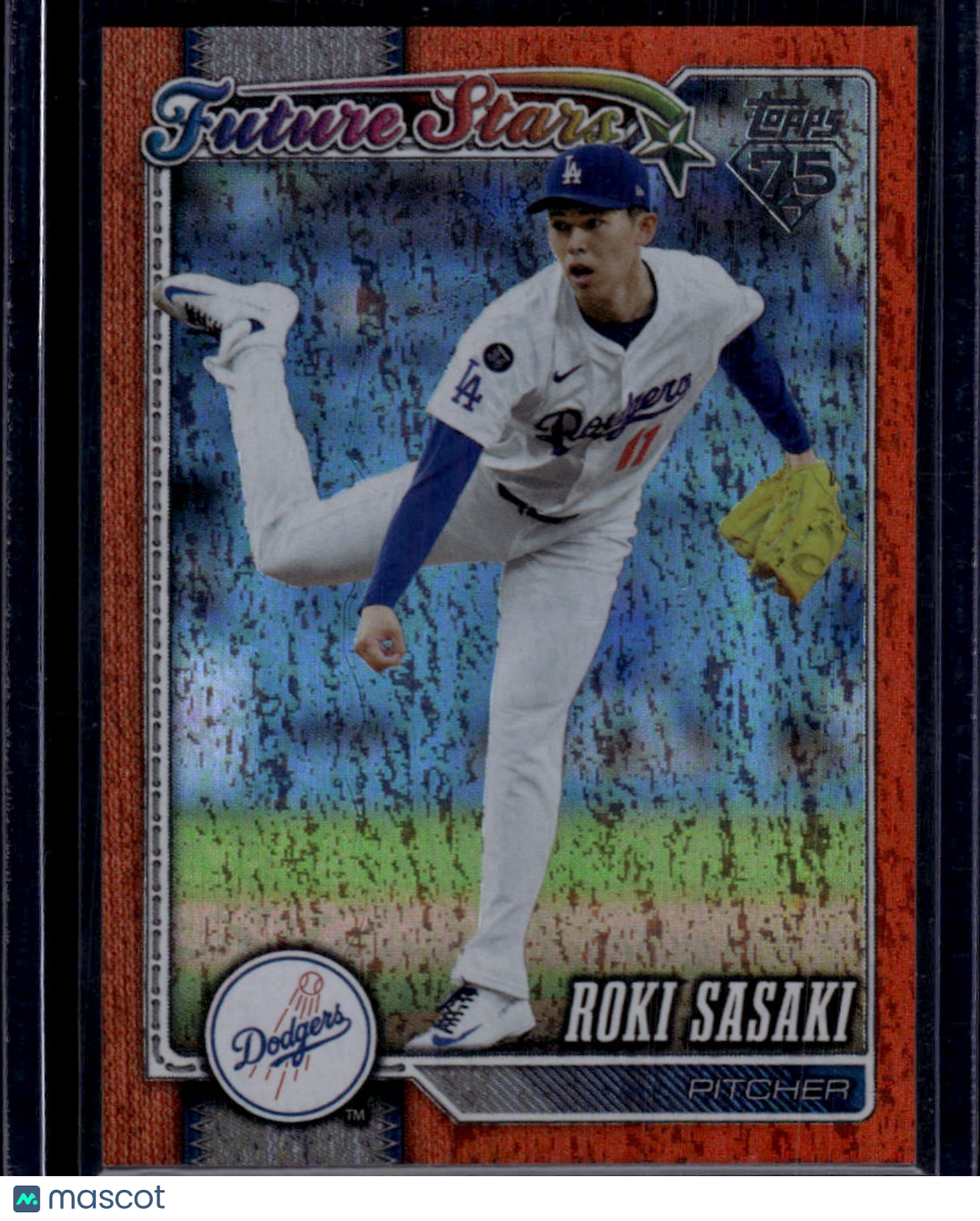 2026 Topps Series One Future Stars Roki Sasaki Orange Foil /25