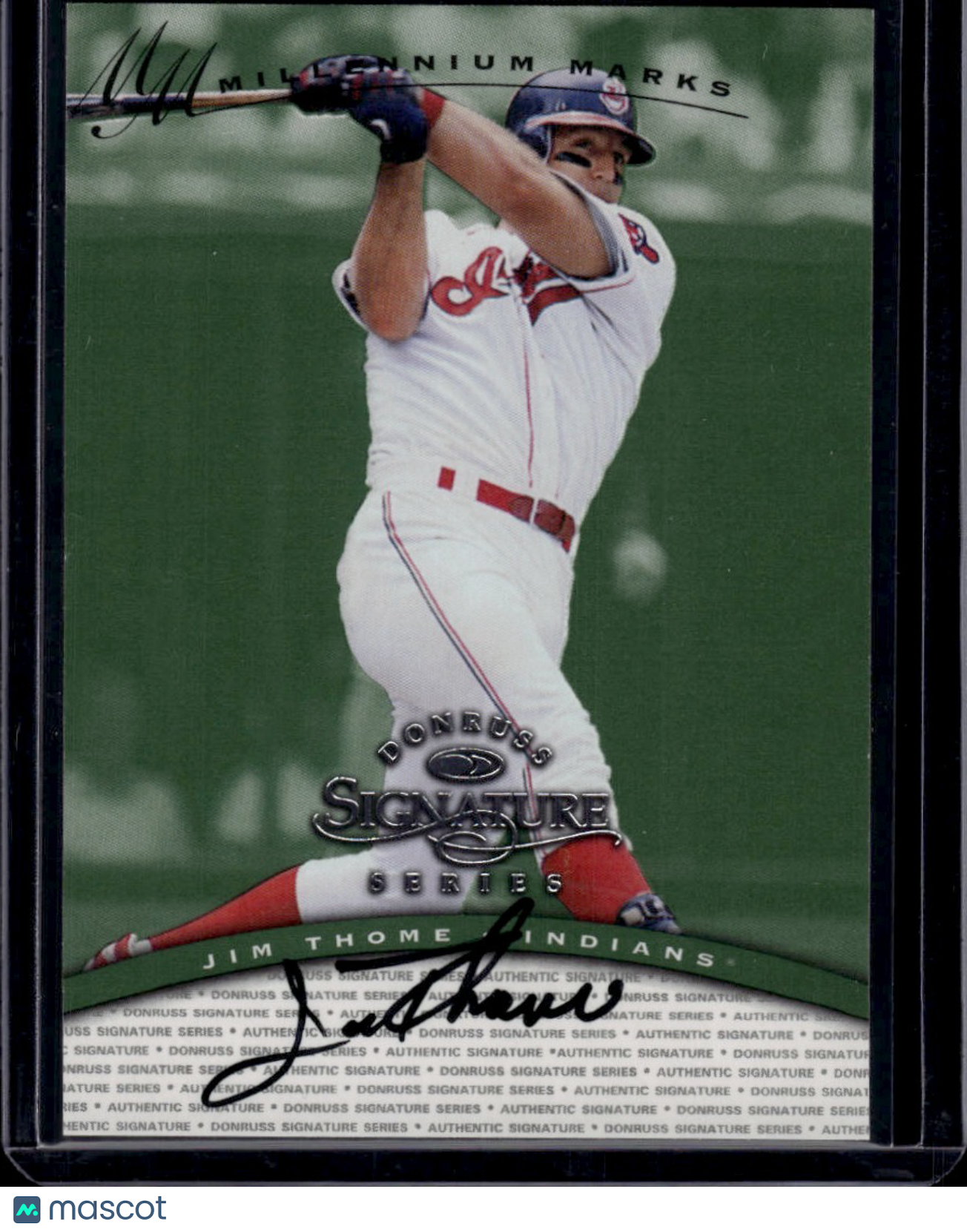 1997 Donruss Signature Series Millennium Marks Jim Thome