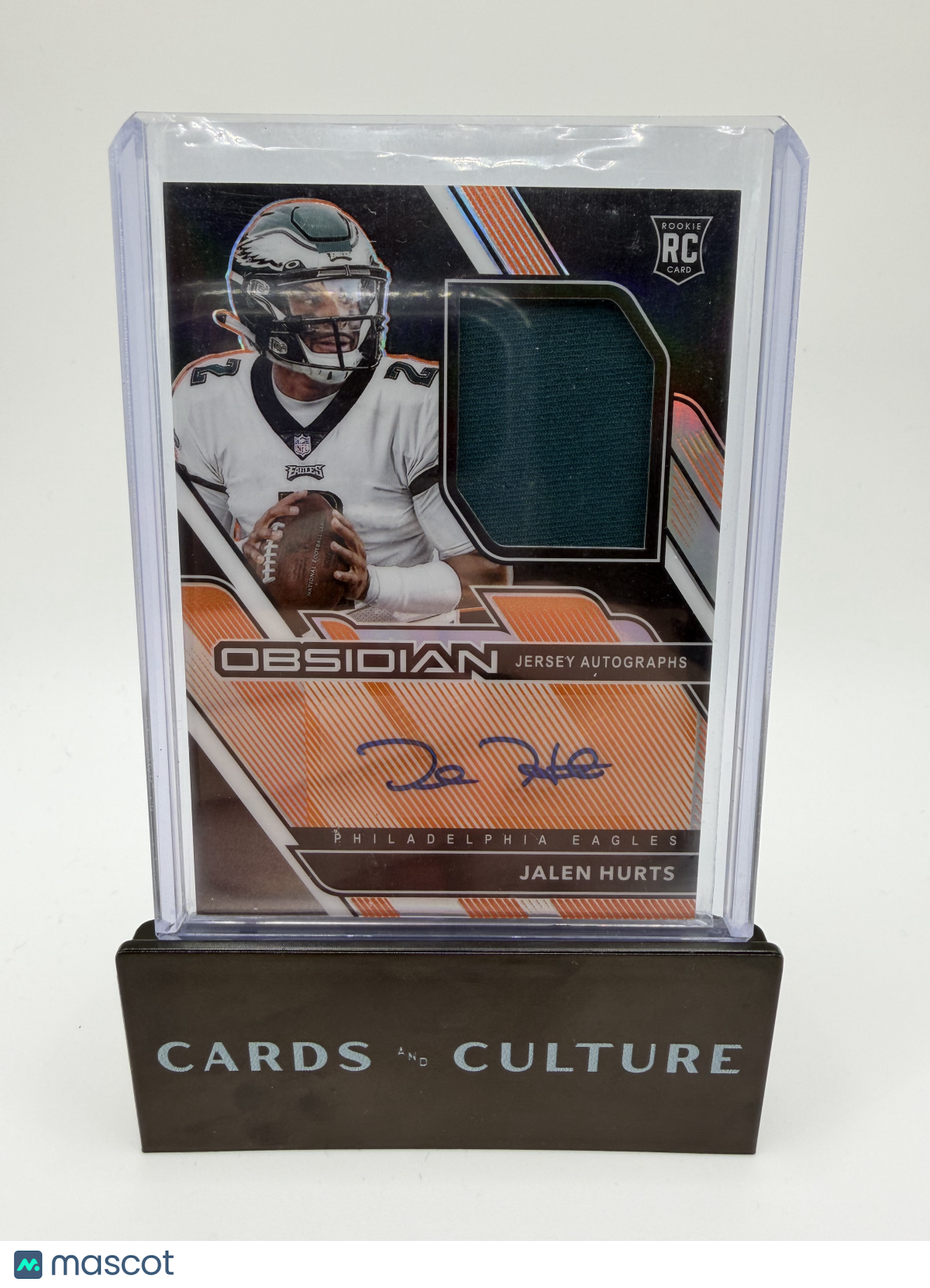2020 Panini Obsidian Jalen Hurts Orange RPA /99