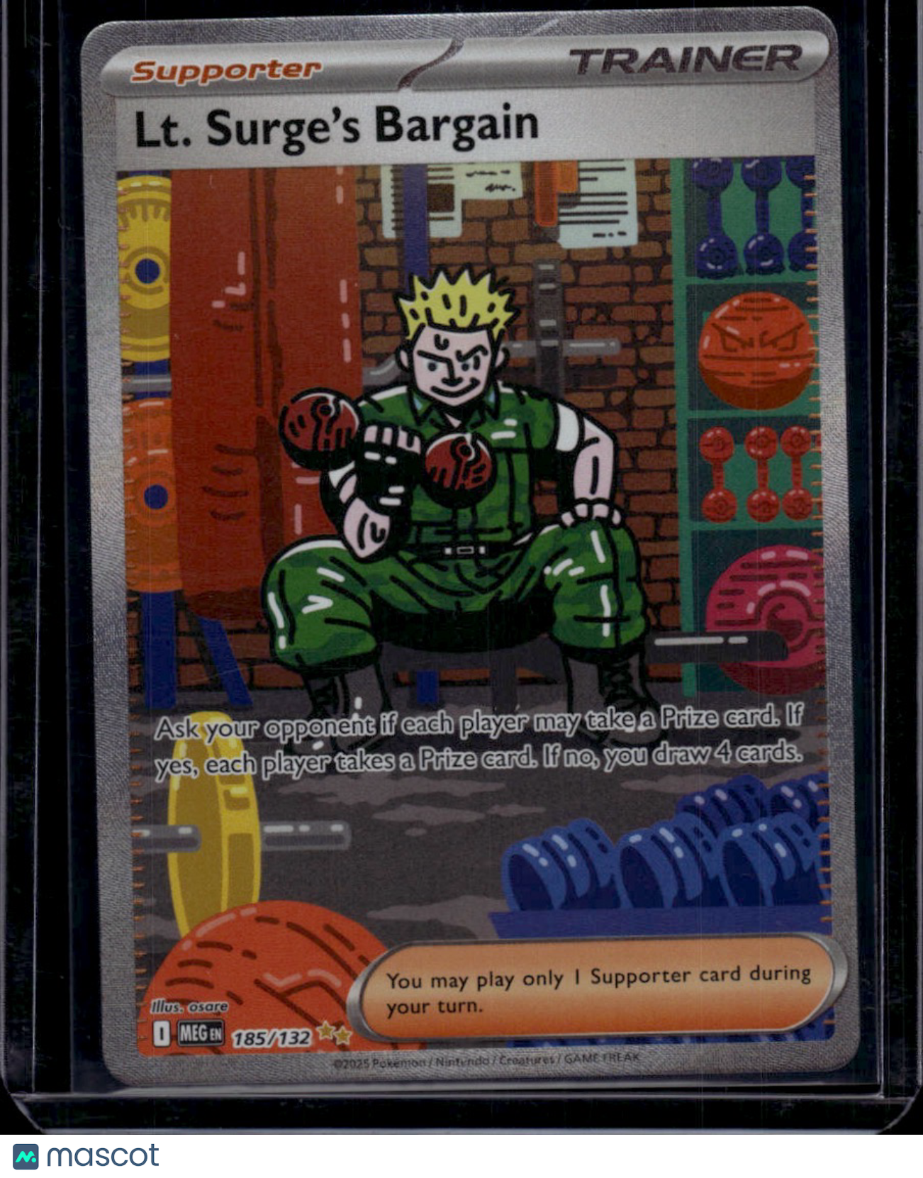 2025 Pokemon Scarlet & Violet Megalith Rising LT. Surge's Bargain