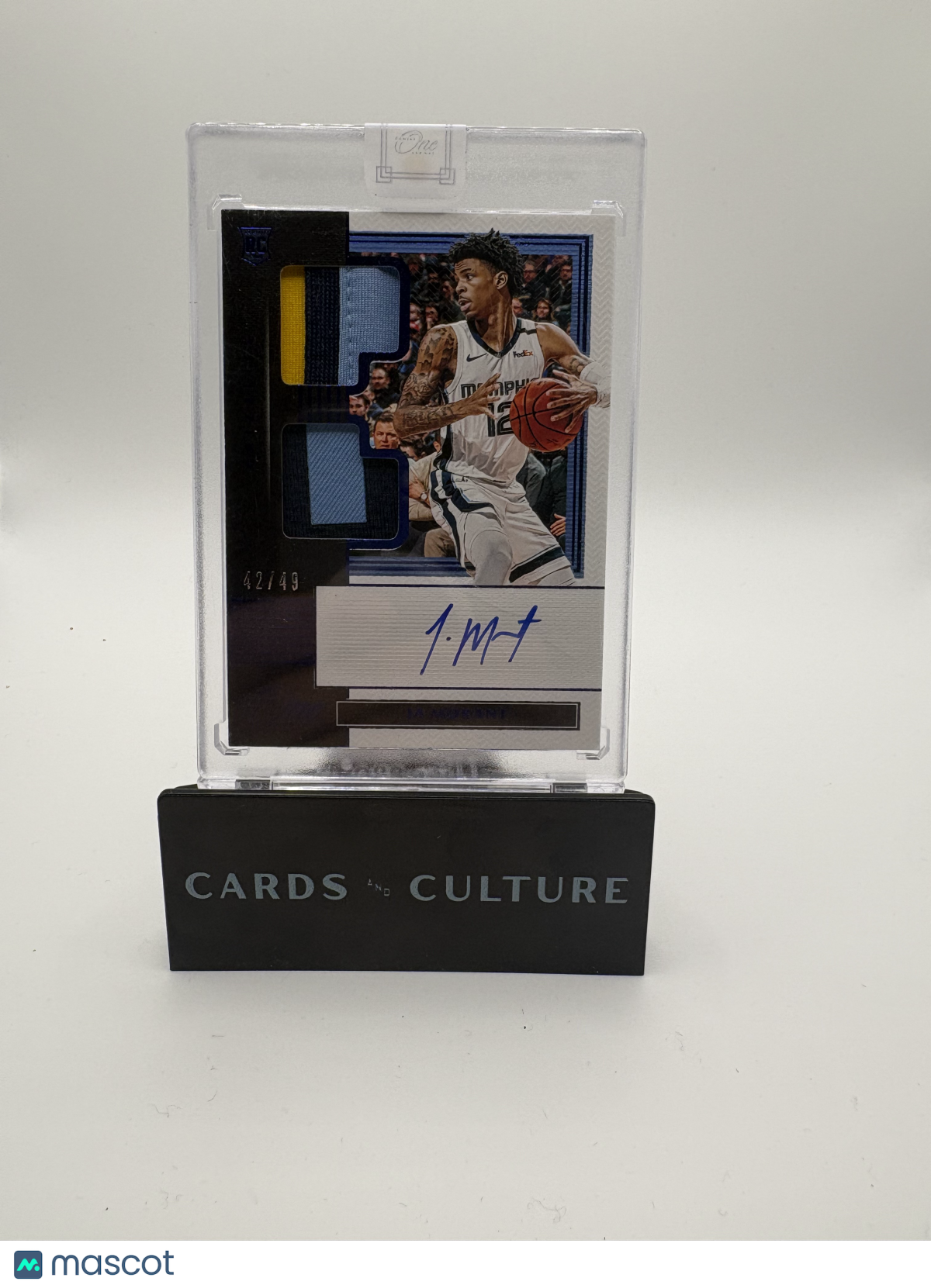 2019 Panini One and One Basketball Ja Morant RPA /49 SEALED