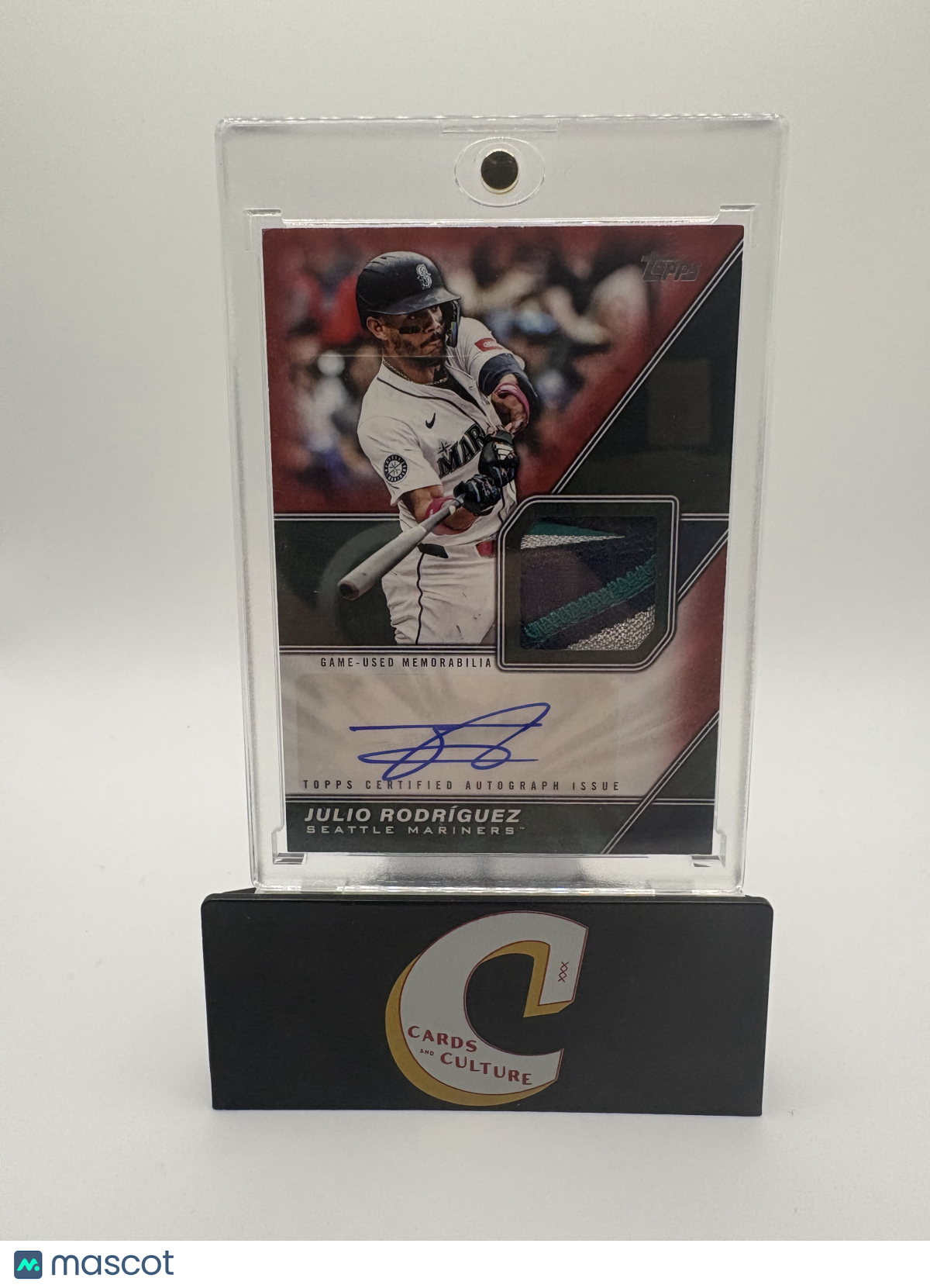 2026 Topps Major League Material Julio Rodríguez 2/5 Game-Used Memorabilia Auto