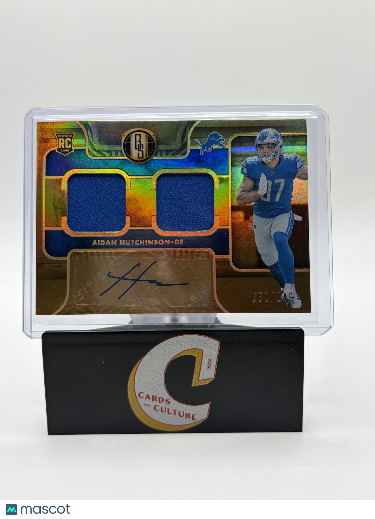 2022 Panini Gold Standard Aidan Hutchinson Dual Patch RPA /149
