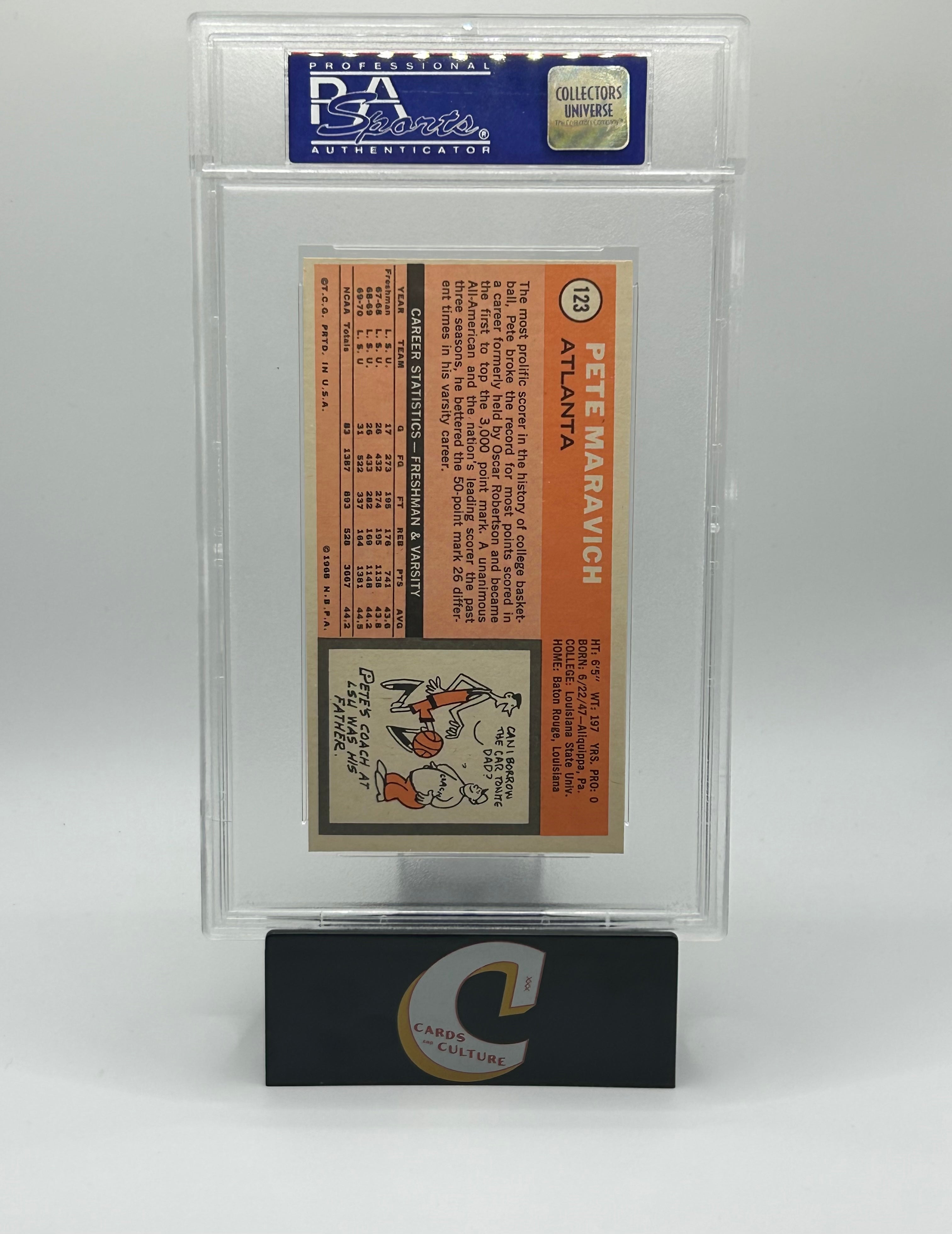 1970 Topps Pete Maravich PSA 7