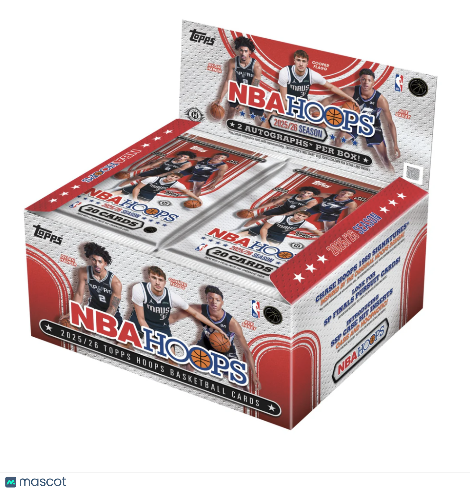 2025-26 Topps NBA Hoops Basketball Jumbo Hobby Box