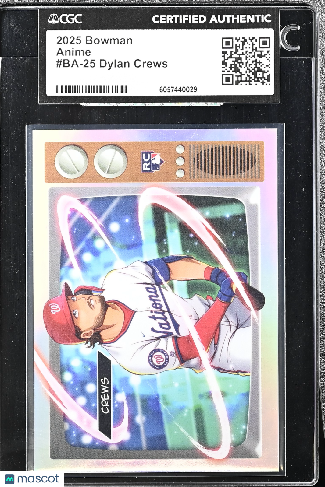 2025 Bowman Dylan Crews Anime CGC Authentic